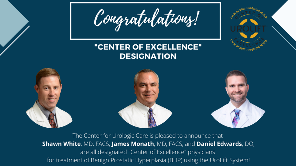 UroLift Center of Excellence Designation